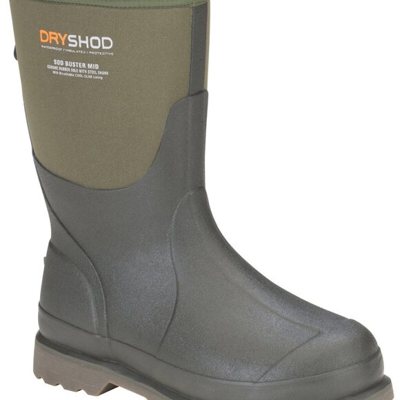 NEW Boots Dryshod Sodbuster Mid Men's 8 - Picture 1 of 6